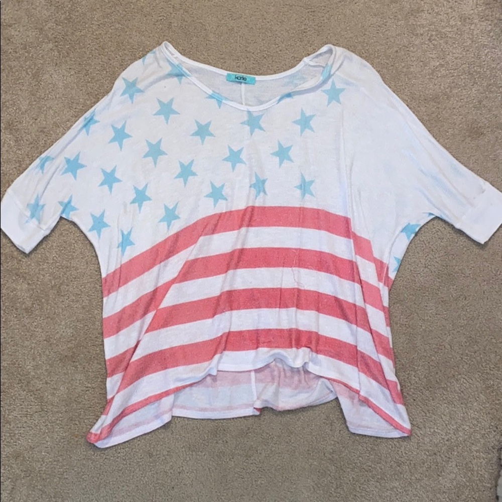 Karlie American Flag Sweater